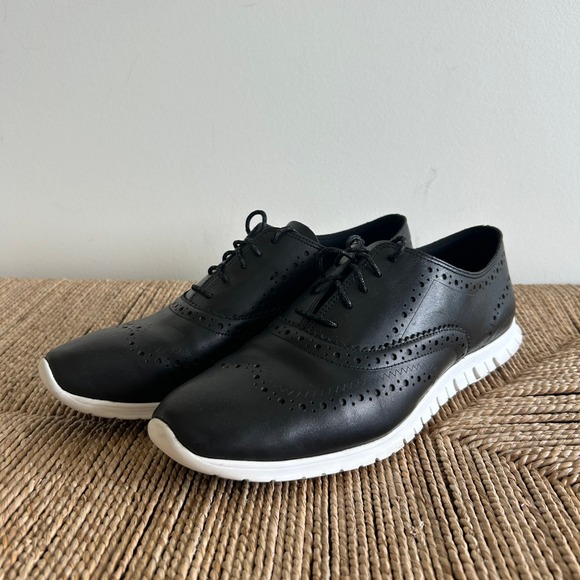 Cole Haan Shoes Women's Size 9.5 Black Oxford Zerogrand - Picture 1 of 8